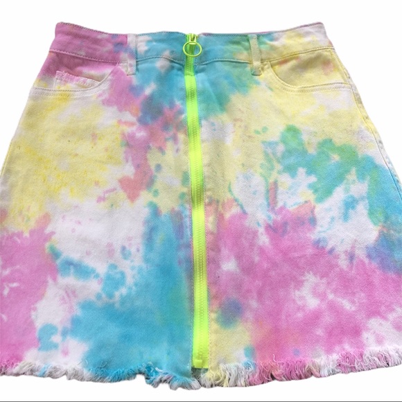 NWT Love Tree Tie Dye Skirt - Picture 3 of 10